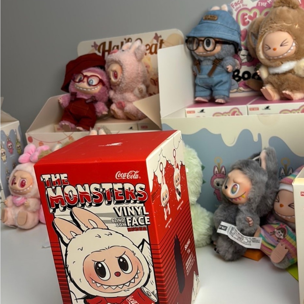 Authentic LABUBU Coca Cola The Monsters Vinyl Face